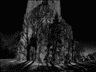 How Devil's Tower might appear when you happen to drive by alone at night...