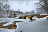 Stone Arch Bridge at Callicoon Creek in the Hamlet of Kenoza Lake, Town of Callicoon, NY.