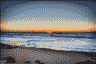Sunrise on Virginia Beach. This was actually my first time to watch the sun rising out of the water. It was surprising because I didn't expect the sun to be so clearly visible.