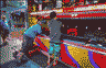 Cody tries his aim at the air gun arcade.