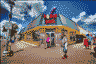 A pizza place we went to last time we were at Virginia Beach. Cody is walking in the foreground.